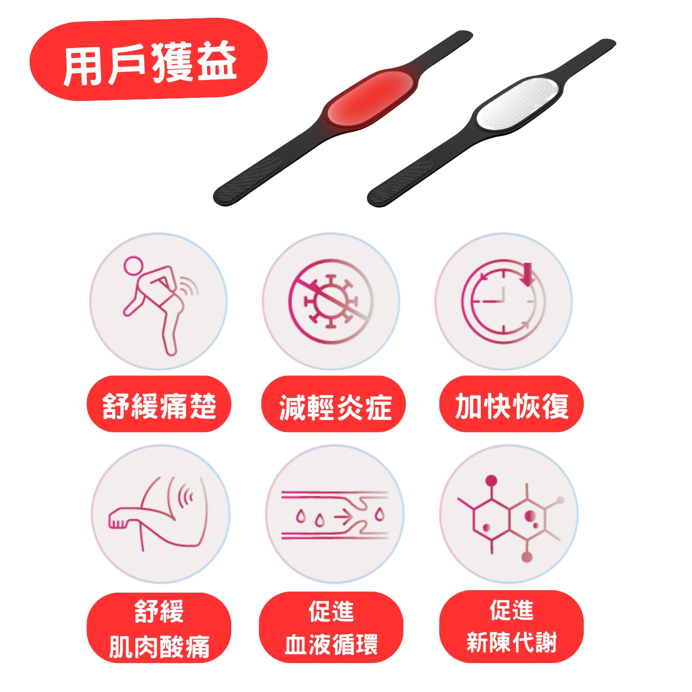 Meds Support Red light therapy belt